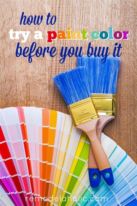 how to test paint colors before buying